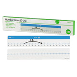 Number Lines - Write & Wipe - 0-20 - Student - 15pcs