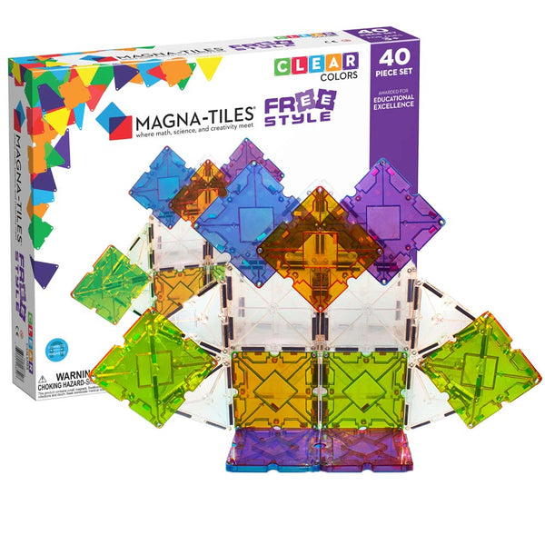 Magna-Tiles- Freestyle Set - 40 Pieces