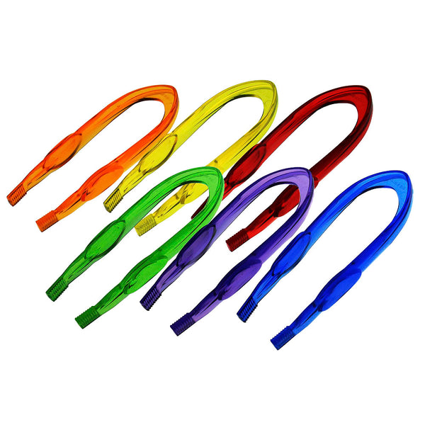 Translucent Tweezer Set 6pc in container.