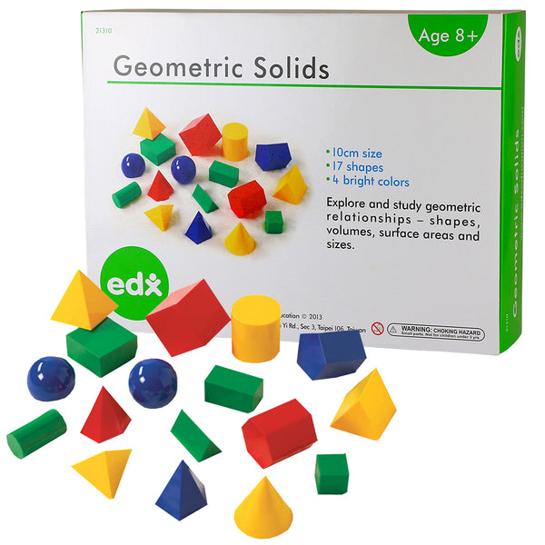 Geometric Solids 10cm DEMO Set of 17
