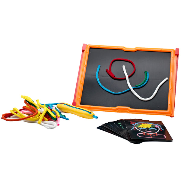 Squiggle  Velcro Lacing Board  58pc Set