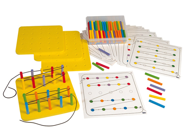 Pegboards and 144pegs including activity cards